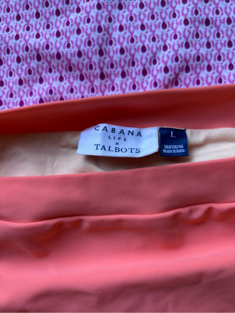 Cabana Life + Talbots bathing suit - Picture 4 of 4